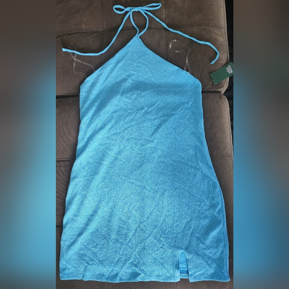 Wild Fable lined Halter Dress NWT